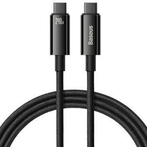Baseus 240W USB-C to USB-C Fast Charge and Sync Braided Cable - 2m
