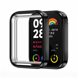 Olixar Black Protective Case with Screen Protector - For Xiaomi Mi Smart Band 8 Pro