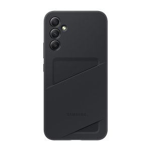 Official Samsung Black Card Slot Case - For Samsung Galaxy A35 5G