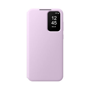 Official Samsung Lavender Smart View Wallet Case - For Samsung Galaxy A55 5G