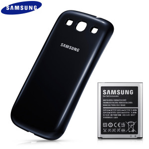 Genuine Samsung Extended Battery Kit for Galaxy S3 - 3000mAh - Black