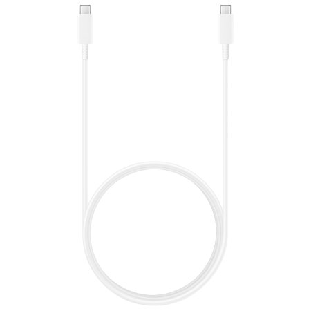 Official Samsung 100W White 1.8m USB-C to USB-C Charge and Sync Cable - For Samsung Galaxy A05