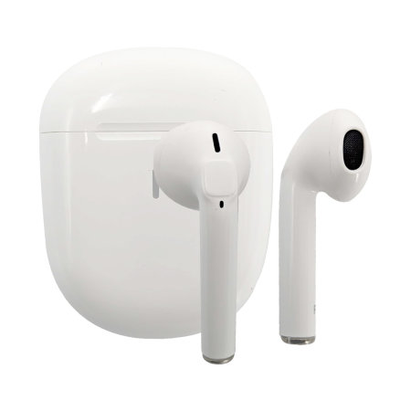 Olixar True Wireless White Earbuds with Charging Case - For Samsung Galaxy A05