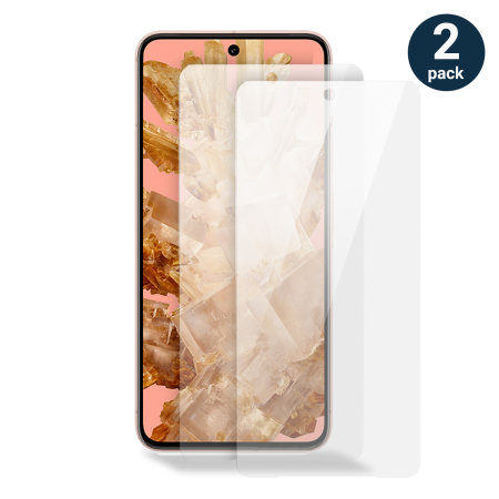 Olixar Two Pack Film Screen Protectors - For Google Pixel 8a