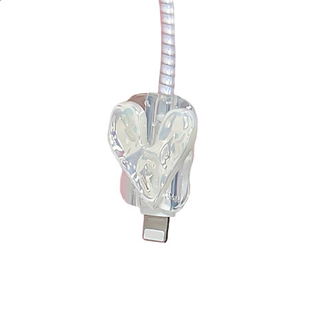 LoveCases Pearl Heart Cable Protector