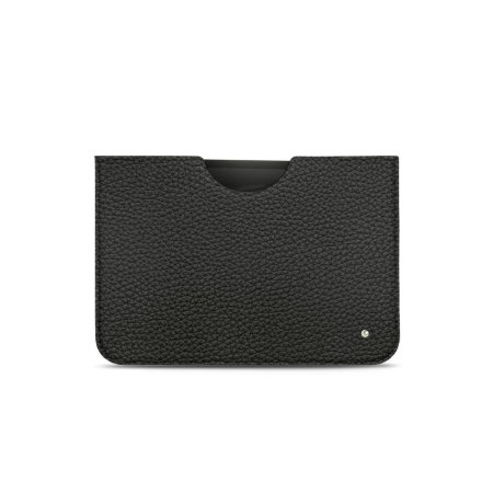 Noreve Grained Black Leather Pouch with Apple Pencil Slot - For iPad Air 6 11" 2024