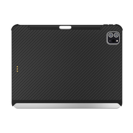 SwitchEasy Citicover Carbon Black Magnetic Protective Case with Pencil Holder - For iPad Air 6 11" 2024