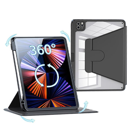 Custodia In Pelle Con Rotazione Per IPad Air 5 (2022) E 10.9 Pollici - Magnetica E Antigraffio - Foto 3