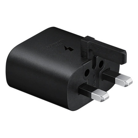 Official Samsung 25W USB-C Black Charger - For Samsung Galaxy Watch 7