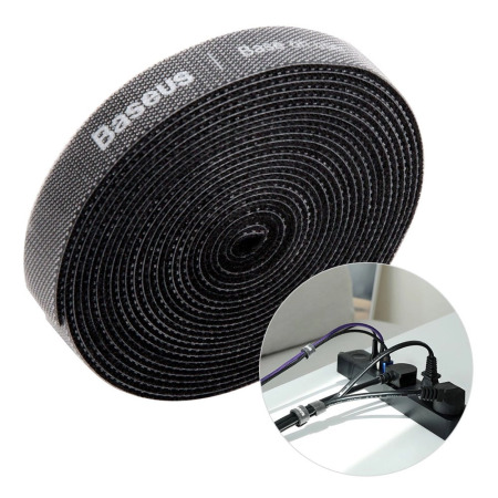 Baseus Velcro Strip Roll Cable Organiser - 3 metres