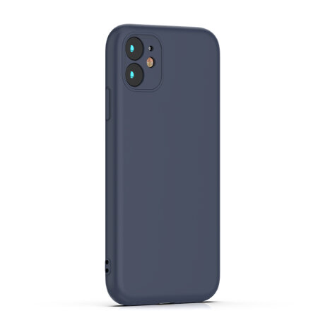 Olixar Soft Silicone Protective Midnight Blue Case - For iPhone 17