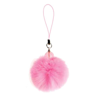 pom pom phone charm