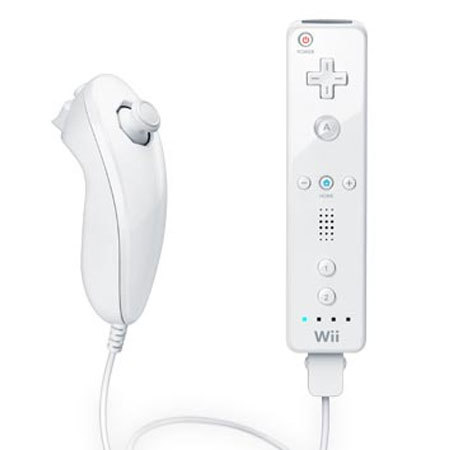 thumbnail image 2 of 2-Pack Nunchuck Controllers For Nintendo Wii & Wii U – Wired, 88cm Cable 2 of 6