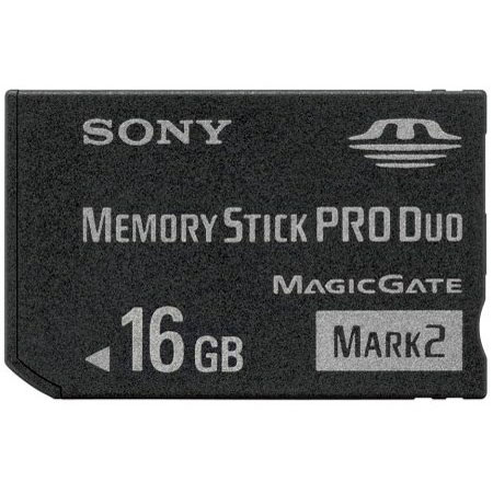 Sony 16GB Memory Stick PRO Duo Mark 2 - With Reader