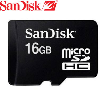 Carte mémoire MicroSDHC Sandisk - 16 Go