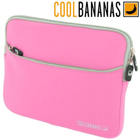 Cool Bananas Neoprene Slip Case for 8.9" to 10.2" Tablets - Pink