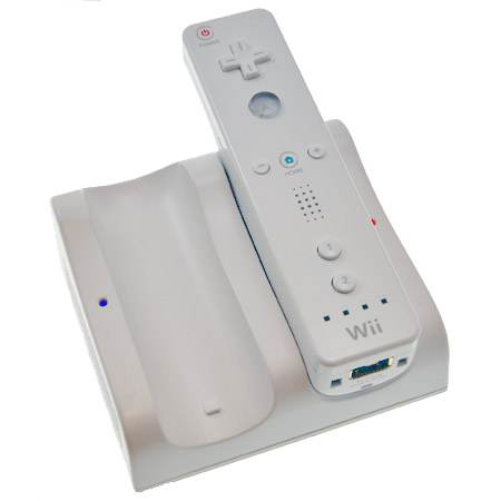 Wireless Dual Charging Station For Nintendo Wii Control