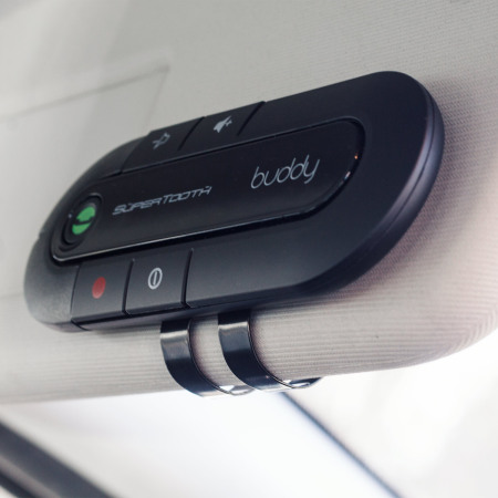 Kit Mains Libres Voiture Bluetooth v2.1 Buddy - Noir