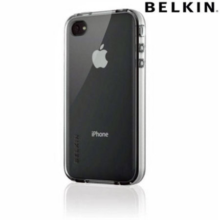 Coque Belkin Pour IPhone 5 / 5S / SE - Polycarbonate Blanc Brillant Avec Bordure Silicone - Neuf Sous Emballage