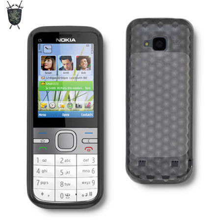 FlexiShield Skin For Nokia C5 Transparent Black