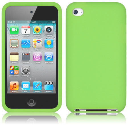 Silicone Case for iPod Touch 4G - Green