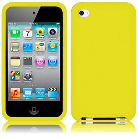 Silicone Case for iPod Touch 4G - Yellow