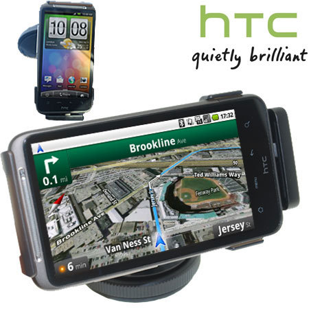 Original HTC CU S400 KFZ Ladegerät und KFZ Halter für das HTC Desire HD