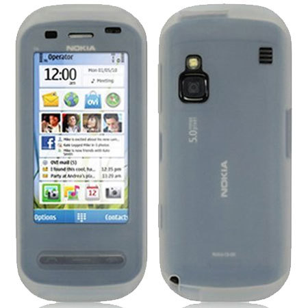 Silikon Case für Nokia C6 in Weiß