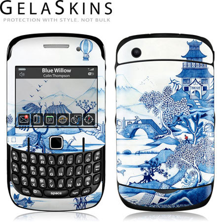 Gelaskins Protective Skin for Blackberry Curve 8520/9300 - Blue Willow