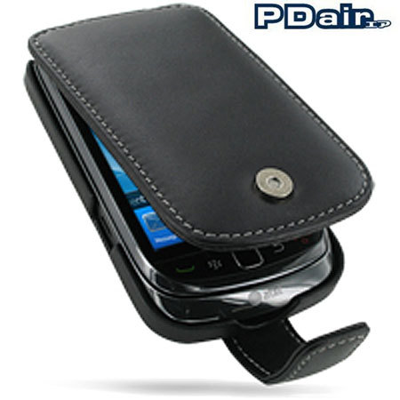 PDair Leather Flip Case For Blackberry Torch 9800