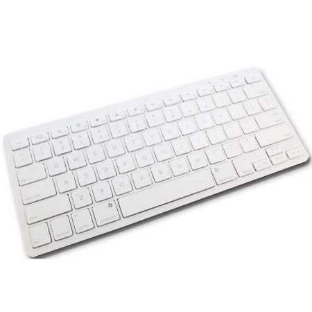 Full Sized Bluetooth Keyboard - White