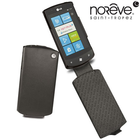 Noreve Tradition A Leather Case for LG Optimus 7 - Black