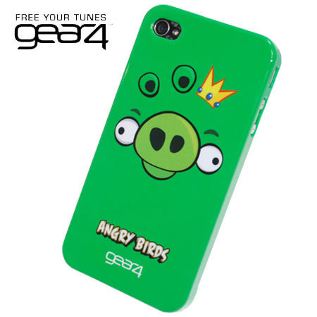 Coque iPhone 4 Angry Birds Gear4 - Pig King