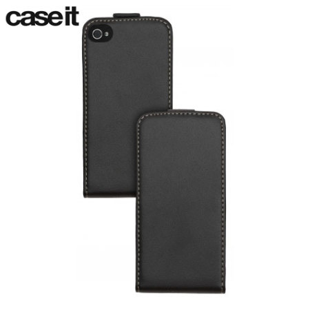 Grote waanidee omvang moeilijk Case It Executive Leather-Style Flip Case - iPhone 4S / 4