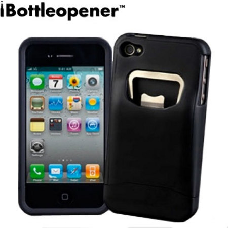 iBottleOpener Hard Case for iPhone 4 - Black