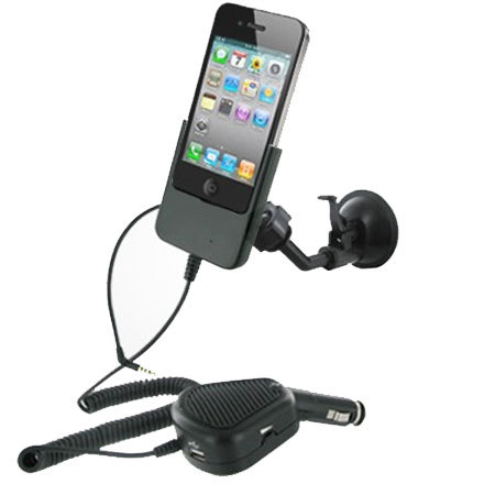 iPhone 4S / 4 Car Mount With Hands-Free