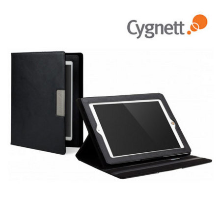 Cygnett Lavish Folio Case met Standaard voor iPad 3 en iPad 2 - Zwart