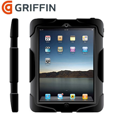 Matrix lenen Zaailing Griffin Survivor Case For iPad 4 / 3 / 2 - Black
