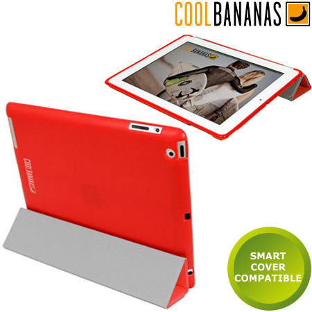 Coque iPad 2 Cool Bananas Smart Shell - Rouge