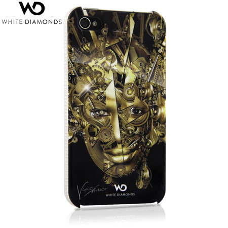 Coque iPhone 4 white diamond Crystal - The Mechanist
