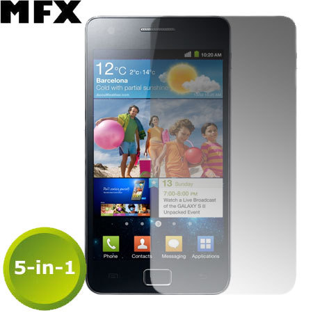 Protection d'écran Samsung Galaxy S2 MFX 5 en 1