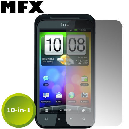 MFX 10 in 1 Displayschutz für HTC Incredible S