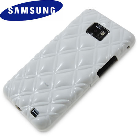 Coque officielle Samsung Galaxy S2 - Pleomax Bling Bling - Blanche