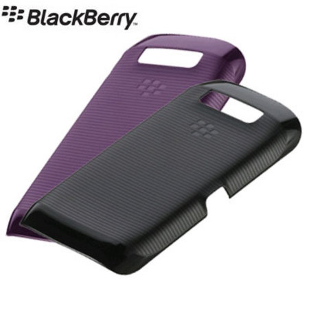 BlackBerry Original Hard Shell for Torch 9860 Twin Pack - Black/Purple