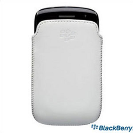 BlackBerry Curve 9350/9360/9370 Pocket White w/Grey Liner