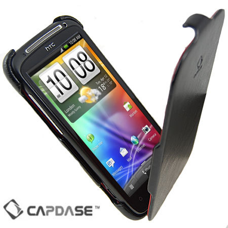 Capdase Capparel Case - HTC Sensation / Sensation XE - Black / Red