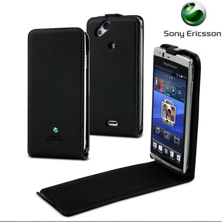 Original Sony Ericsson Xperia Arc Tasche im Flip Design 