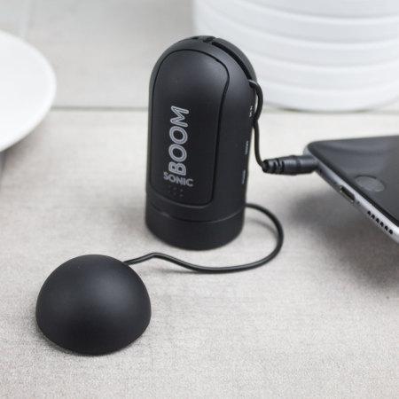 Sonic Boom Portable Vibration Speaker - Black