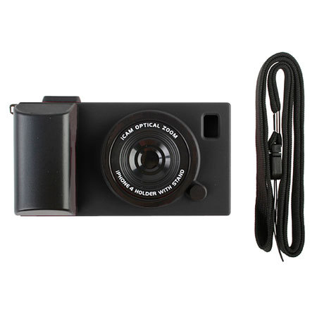 iPhone 4 iCam Camera Case - Black