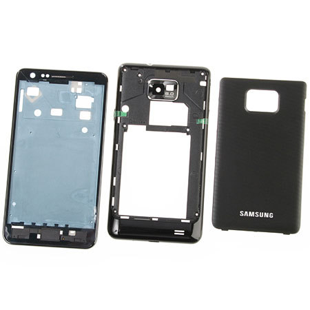 Boîtier de remplacement Samsung Galaxy S2 - Noir